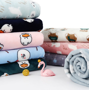 Flanell-Polyester-Samt Sherpa-Vlies-Gewebe für Decken-Pyjama-Kleider