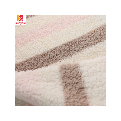 Stricken Sie Plüsch-Vlies-Baumwollsamt-Gewebe 220gsm für Sofa