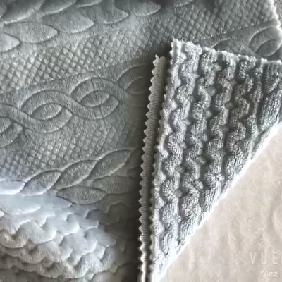 Prägeartiges gestricktes 200gsm weich Gewebe 58&quot; 60&quot; bedecken