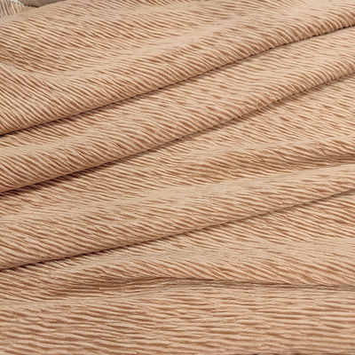 Kleid kräuseln super weiches Gewebe, das 300 G/M Falten-Polyester Spandex faltete