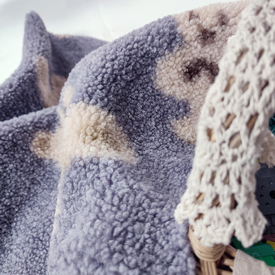 Teddy Bear Sherpa Fleece Fabric 330-G-/Mpolyester-Bär 100% druckte