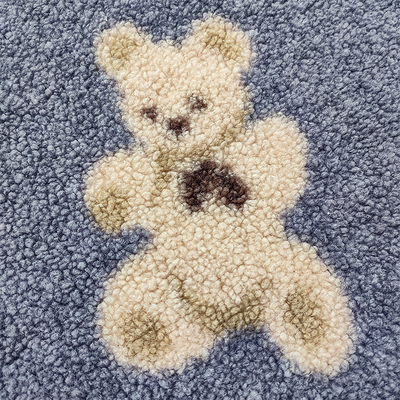 Teddy Bear Sherpa Fleece Fabric 330-G-/Mpolyester-Bär 100% druckte