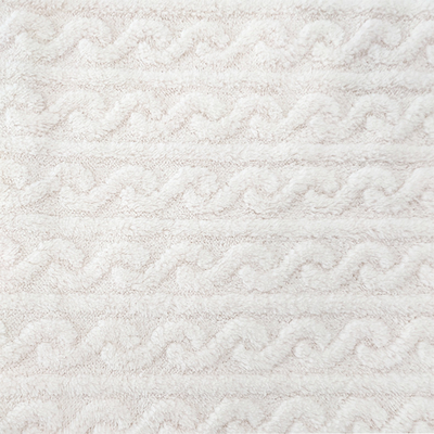 Weißer umfassender Plüsch Shu Velveteen Fabric 270 G/M weiches Sherpa für Winter-Pyjamas