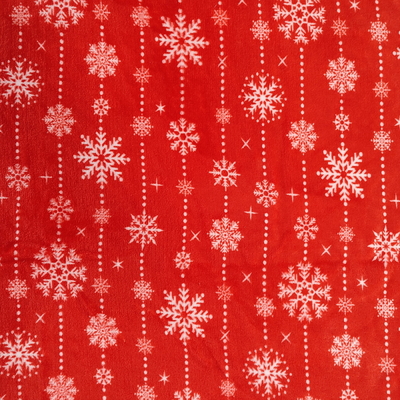 Super weiches Druckpolyester 100% flanell-Coral Fabrics 240GSM für Weihnachtsgebrauch