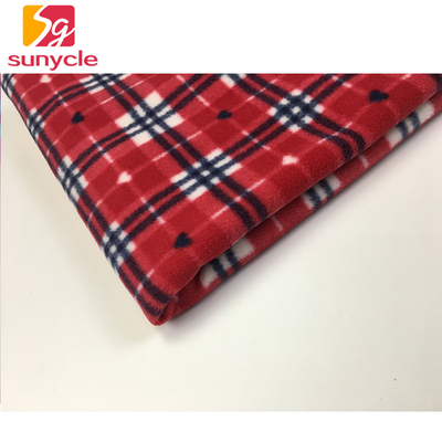 Anti-Schrumpf-bedruckter Polarfleece-Stoff 250 g/m², Mindestbestellmenge 2000 m
