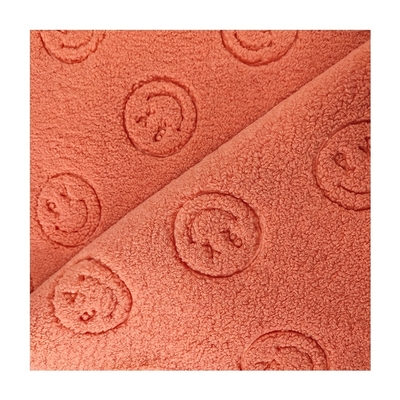 Weicher, bequemer, bedruckter Sherpa-Fleece-Stoff, 150D, Mindestbestellmenge 1000 Kilogramm, 450 g/m²