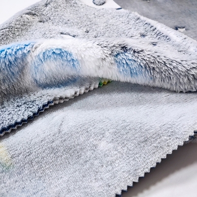 Polyester-Flanell-Vlies-Gewebe 100% 150D 350gsm für Bettwäsche-warme Decke