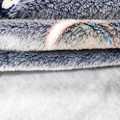 Polyester-Flanell-Vlies-Gewebe 100% 150D 350gsm für Bettwäsche-warme Decke