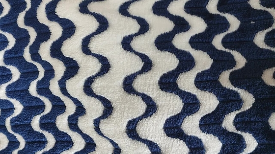 Kationisches Jacquardwebstuhl-Flanell-Vlies-Gewebe 260gsm für warmes umfassendes Haupttextilkleid
