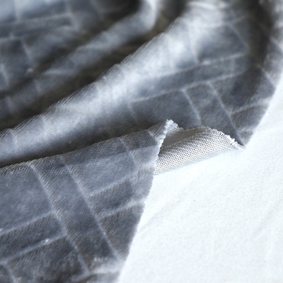 58" 60" blaues Vlies-Gewebe 150D für umfassenden Sleepwear