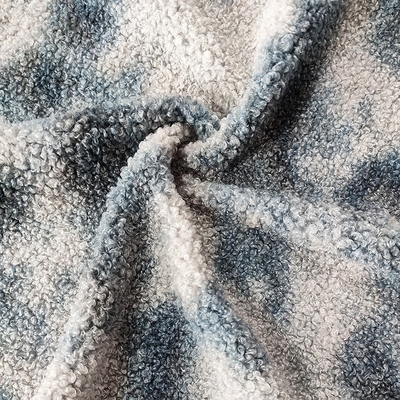 Super weiche Bindung Teddy Bear Sherpa Fleece Fabrics 270gsm gefärbt für Kleider und Spielwaren