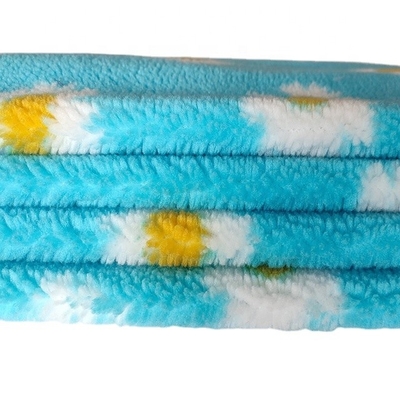 Sonnenblume 370gsm druckte Sherpa-Vlies für Pillowslip Sofa Cover Bag