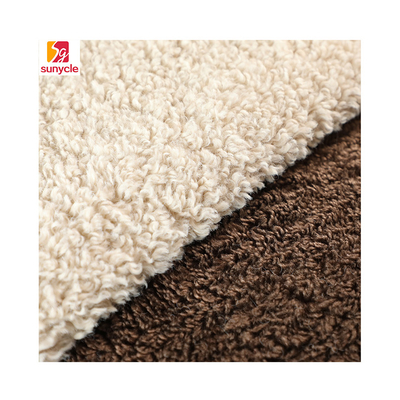 Normallack Faux Sherpa scheren warmen Mantel Gewebe-Teddy Bears 300gsm im Freien