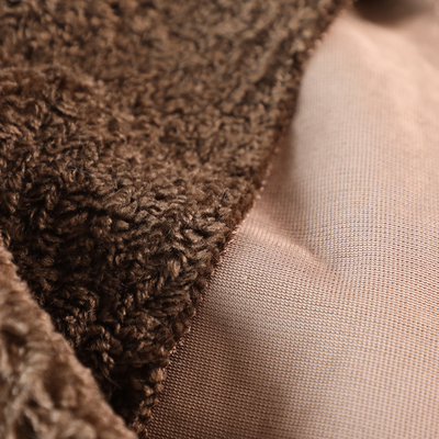 Normallack Faux Sherpa scheren warmen Mantel Gewebe-Teddy Bears 300gsm im Freien