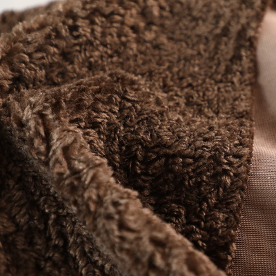 Normallack Faux Sherpa scheren warmen Mantel Gewebe-Teddy Bears 300gsm im Freien