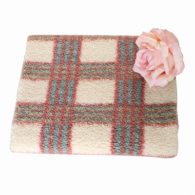 Gewebe-Polyester 100% Browns Sherpa des Simplex-188F für Pillowslip-Ausgangstextilpullover