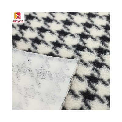 Kopiertes Drucksherpa scheren Gewebe 300gsm 150D für Decken
