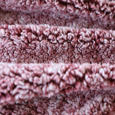Blaues Polyester-Simplex 100% Shu Velveteen Fabrics 180gsm zurück für Pyjama-Mantel
