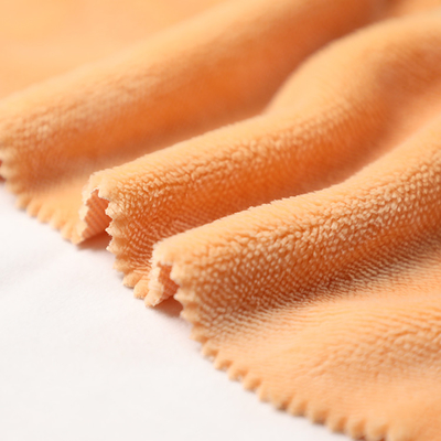 Fester orange Kurzschluss-Plüsch Simplex-Shu Velveteen Fabrics 150gsm für Pillowslip Sofa Cover