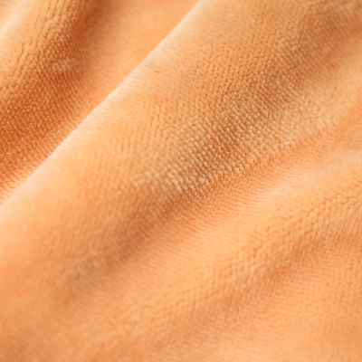 Fester orange Kurzschluss-Plüsch Simplex-Shu Velveteen Fabrics 150gsm für Pillowslip Sofa Cover