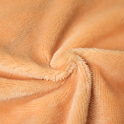 Fester orange Kurzschluss-Plüsch Simplex-Shu Velveteen Fabrics 150gsm für Pillowslip Sofa Cover