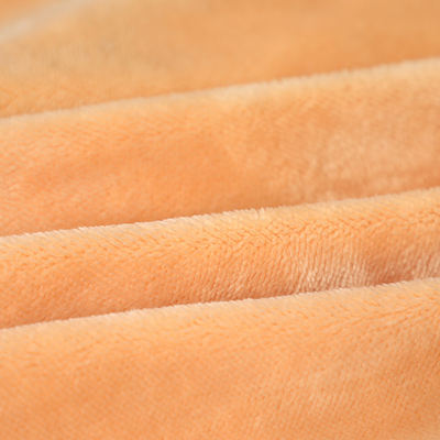 Fester orange Kurzschluss-Plüsch Simplex-Shu Velveteen Fabrics 150gsm für Pillowslip Sofa Cover