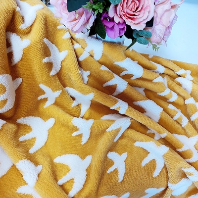 Jacquardwebstuhl Shu Velveteen Fabric 300gsm für Mantel-Sofa Cover-Polyester-Plüsch-Vlies-Gewebe 100%