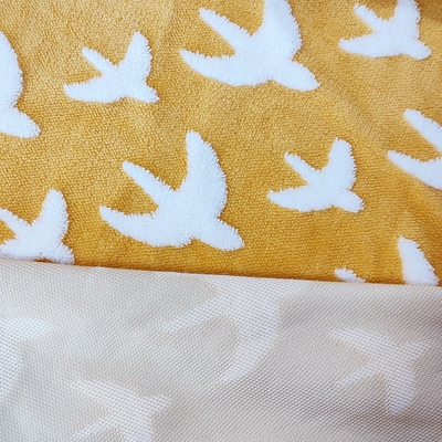 Jacquardwebstuhl Shu Velveteen Fabric 300gsm für Mantel-Sofa Cover-Polyester-Plüsch-Vlies-Gewebe 100%