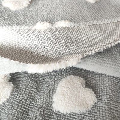 Polyester 100% ein weiches Baumwollsamt-Seitengewebe 250gsm 150D 288F
