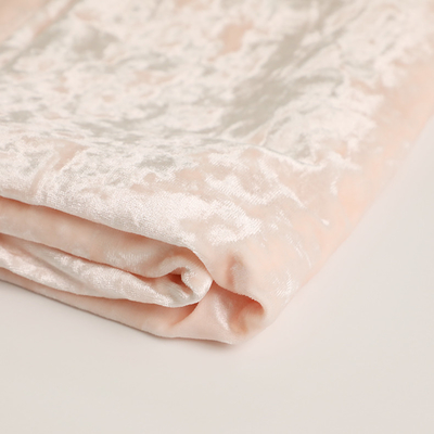 Spandex-Polyester-rosa Samt-Gewebe 150D 288F 240gsm