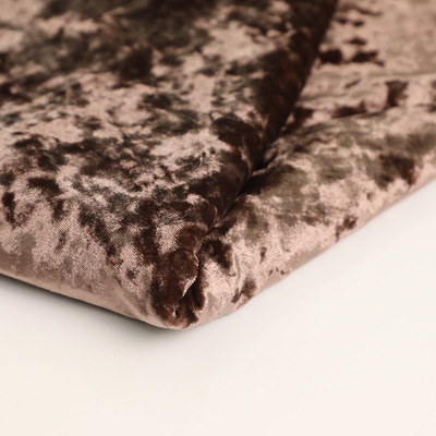 260gsm zerquetschte Polyester 100% des Samt-Polsterungs-Gewebe-75D 72F