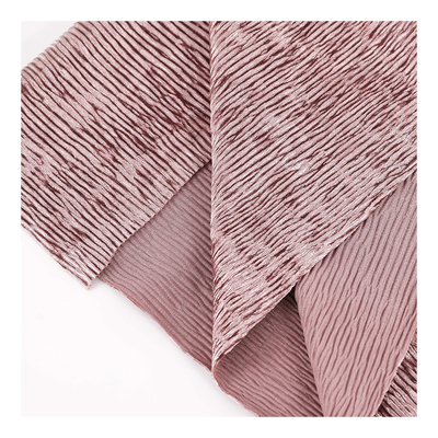 Strickte feste Windung gefaltetes koreanisches Samt-Gewebe 260gsm
