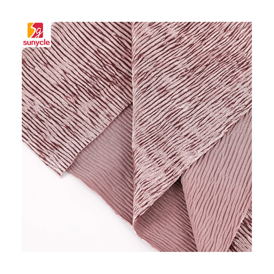 Strickte feste Windung gefaltetes koreanisches Samt-Gewebe 260gsm