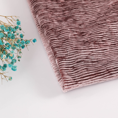 Strickte feste Windung gefaltetes koreanisches Samt-Gewebe 260gsm