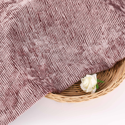 Strickte feste Windung gefaltetes koreanisches Samt-Gewebe 260gsm