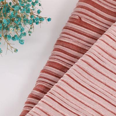 Geriffeltes gefaltetes koreanisches Samt-Gewebe Sofa Solid Color