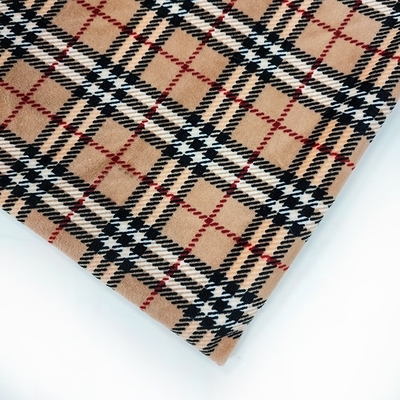 super weicher Polyester Spandex des Flanell-240gsm des Gewebe-288F für Schuhe Sofa Cover