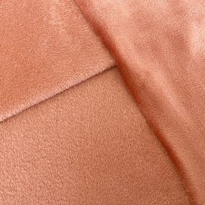 Spandex-Polyester-Normallack-super weiches Gewebe Coral Red Double Side
