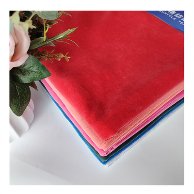 Samt-Gewebe CVC80 CVC20 einfaches 32S 100D des Velour-240gsm