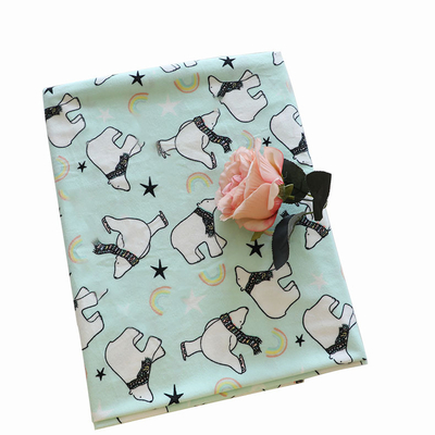 Karikatur Druckpolyester des velour-Samt-Gewebe-150gsm