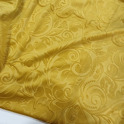 3D prägeartiger Sofa Holland Velvet Fabric 320gsm 150D