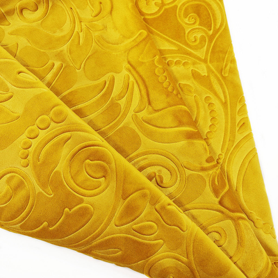 3D prägeartiger Sofa Holland Velvet Fabric 320gsm 150D
