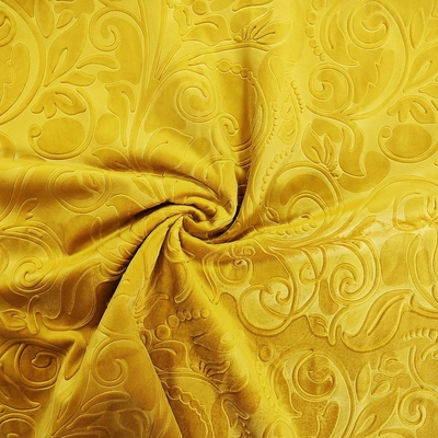 3D prägeartiger Sofa Holland Velvet Fabric 320gsm 150D