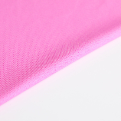 Das einzelne T-Shirt stricken rosa Ebene des Baumwollgewebe-100gsm