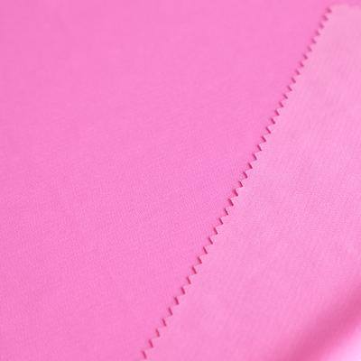 Das einzelne T-Shirt stricken rosa Ebene des Baumwollgewebe-100gsm