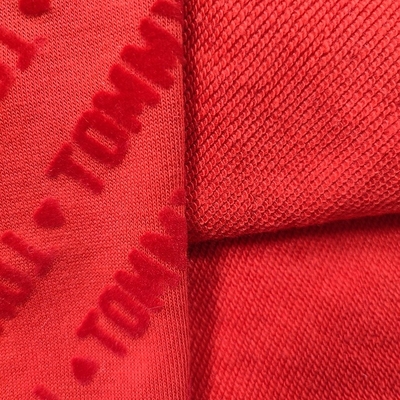 Polyester französischer Terry Fabric 310gsm 95% Baumwolle5% für Strickjacke