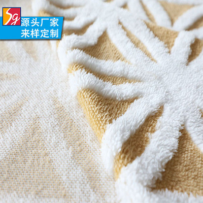 Sonnenblumen-Jacquardwebstuhl Shu Velveteen Fabric 280gsm für Haupttextildecke Pillowslip
