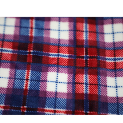 Plaid Druck-Mikrogewebe des vlies-280gsm für Kleiderschal