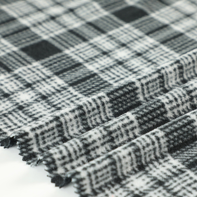 Polyester-druckte kationisches Mikrovlies-Gewebe-Plaid 100% polares für Sofa Pillowslip Blankets