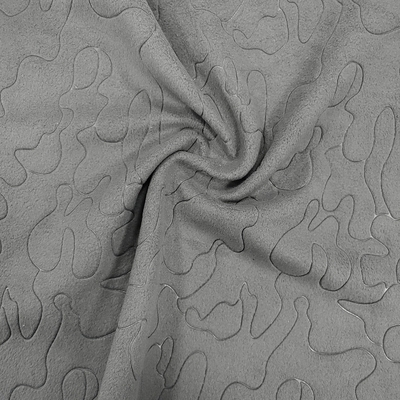 Kopiertes prägeartiges Polyester Microfleece-Gewebe 220gsm